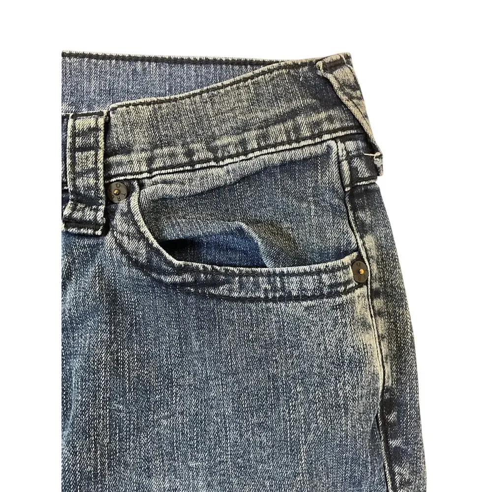 True Religion Men’s Ricky Straight Jeans Size 31 Blue Acid Wash